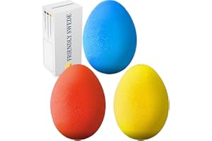The Friendly Swede Stress Balls for Adults - 3 Squeeze Balls for Hand Therapy, Stress Relief & Strength; 3 Resistance Levels