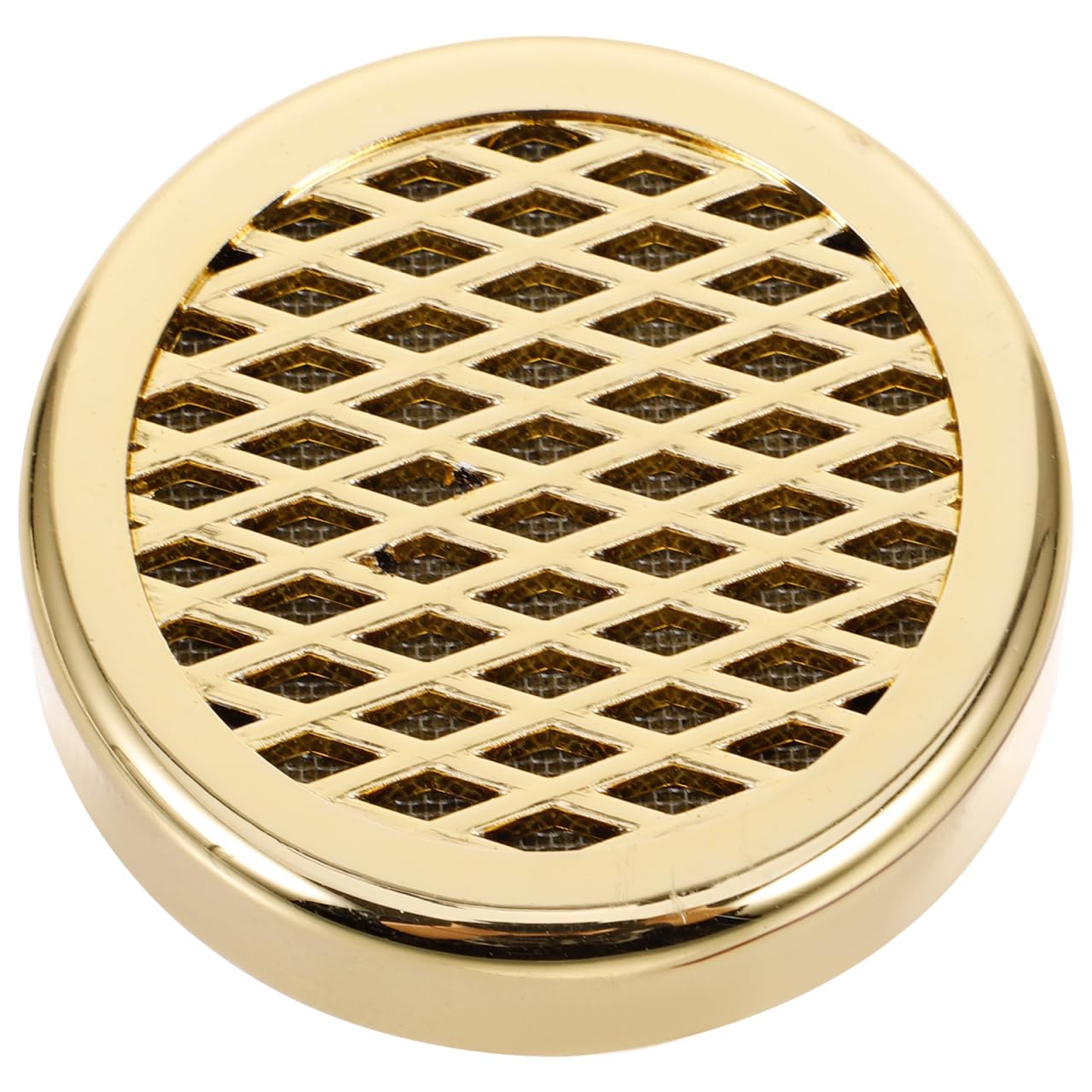 SEWOART Small Round Humidifier for Humidors Moisturizing and Increased Humidity PVC Material Gold Tone 5.5cm