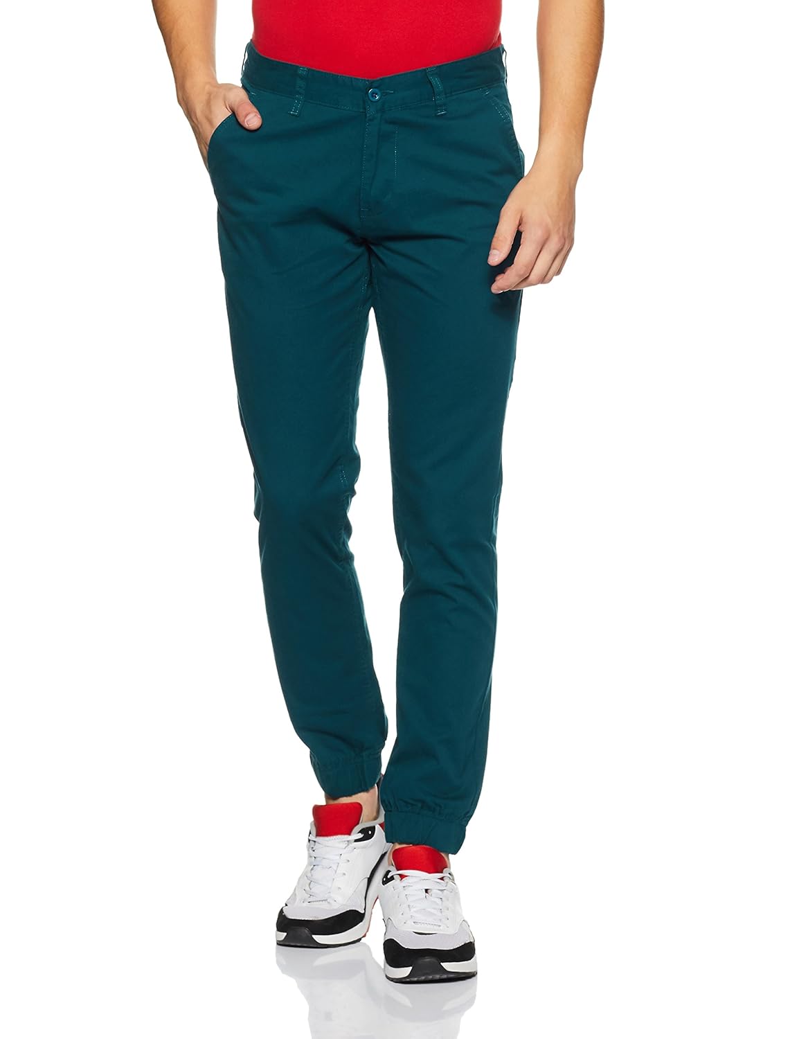diverse men's slim fit casual trousers