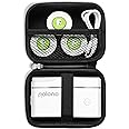 Polono Genuine Label Printer Case for P31S & L1-A Label Makers, Hard Carry Case for Portable Sticker Printer, Black