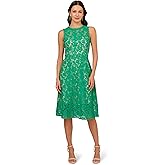 Adrianna Papell Women's Lace Midi Dress