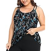 FOREYOND Women's Plus Size Workout Tank Tops Racerback Loose Fit Sport Athletic Tops Yoga Running Summer Shirts