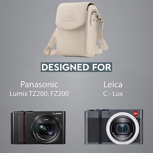 MegaGear Panasonic Lumix DC-ZS200, TZ200, Leica C-Lux Leather