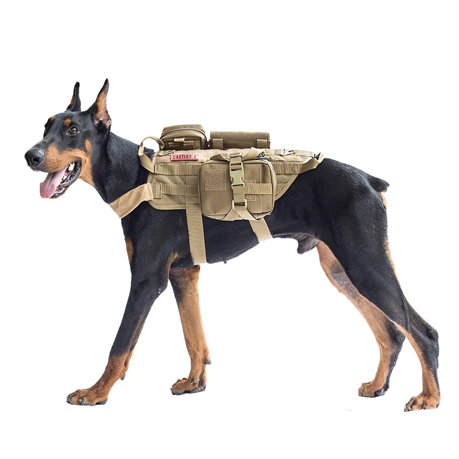 Tactical Dog Molle Vest Harness Training Dog Vest with