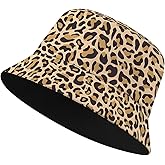 Cool Bucket Hat Beach Sun Hat Beach Fishing Hat for Men Women Teens, Reversible Double-Side-Wear