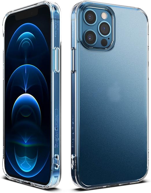 Ringke Fusion Compatible With Iphone 12 Pro Max Case Cover Anti Fingerprint Hard Frost Back Shockproof Soft Tpu Bumper Phone Case For 6 7 Inch Matte Clear Amazon Co Uk Electronics