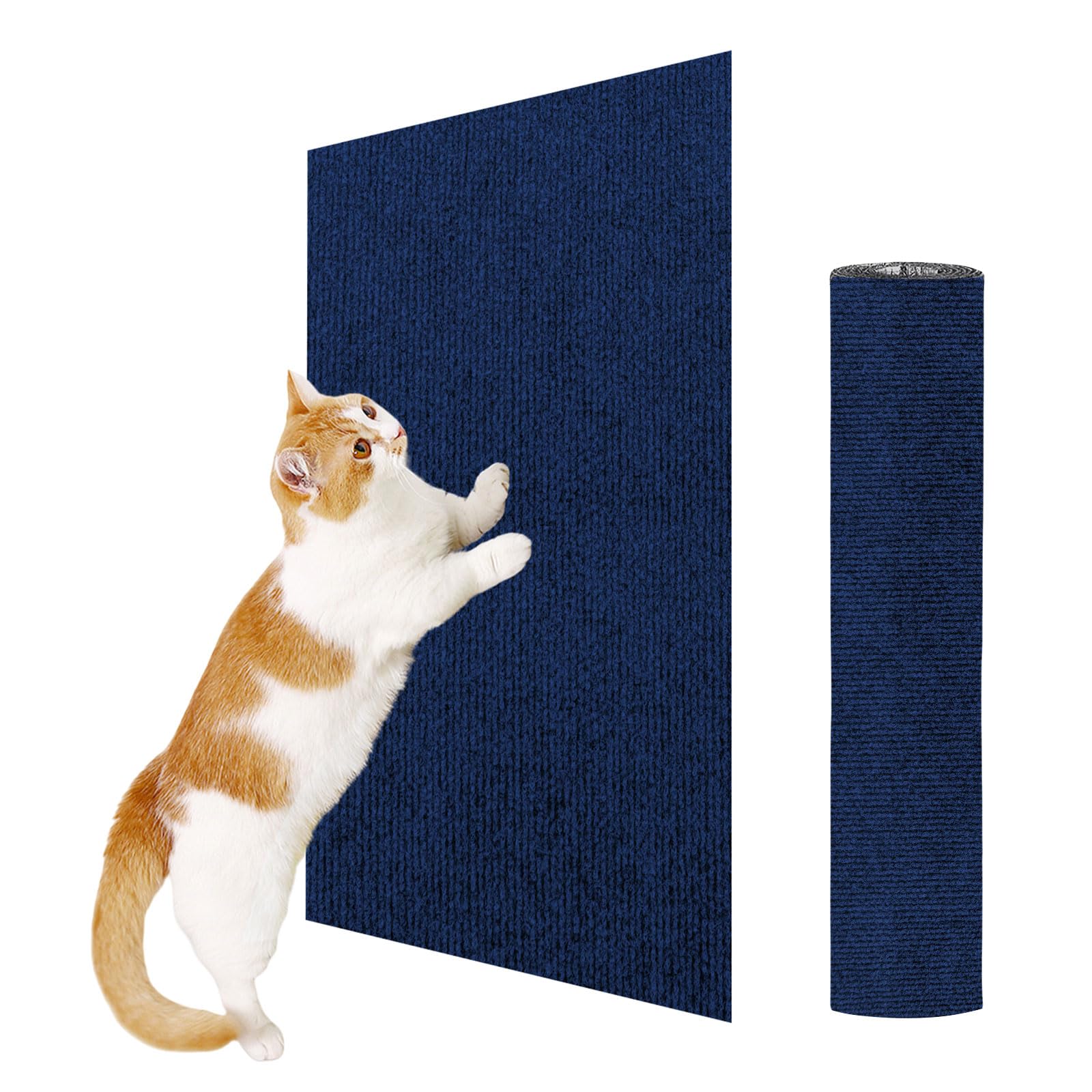 Photo 1 of ENONCI 23.6x15.8 Couch Wall Corner Protection for Indoor Cats,Anti Scratch Furniture Protector from Cats Scratching,Trimmable Climbing Cat Scratcher Pad Play Mat Easy Use for Cat Board/Door/Carpet