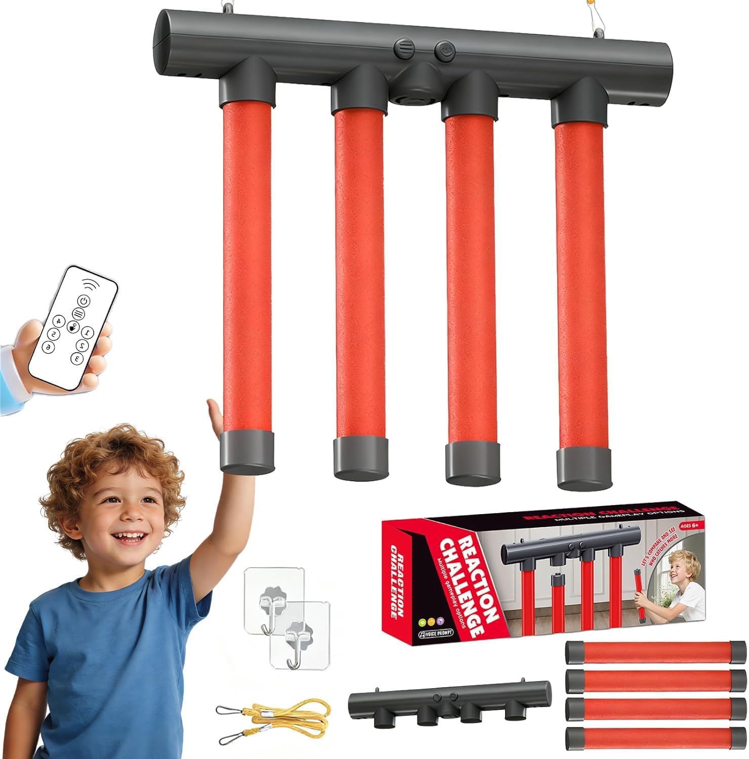 Catching Sticks Game, Drop Sticks Game Hand Speed Challenge Reaction Games, Falling Stick Drop It Catch It Win It 3 Dropping Speeds Quick Reactions Training Toy Reflex Games for Kids Adults