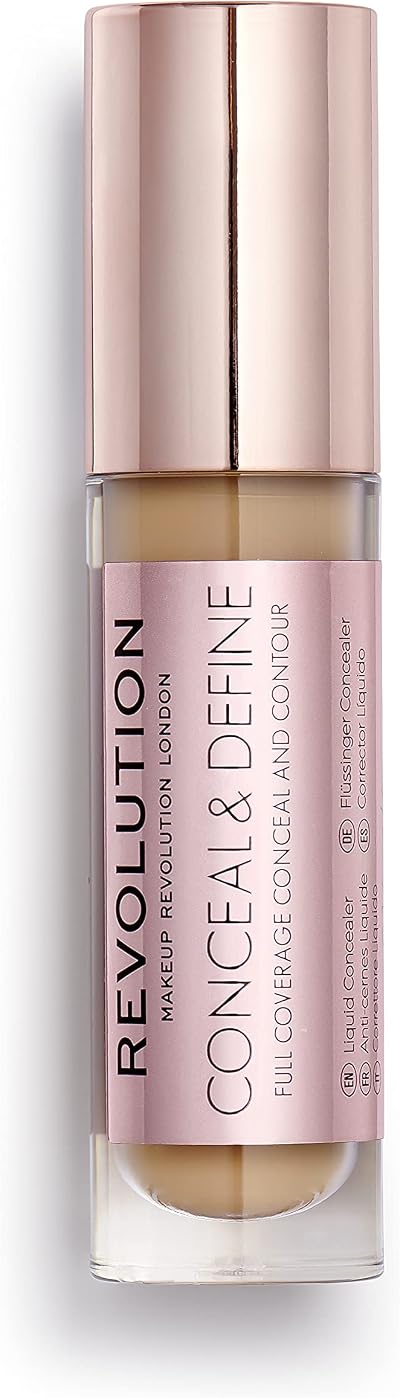 Revolution Conceal & Define Concealer C10.5 4g Lightweight Full Coverage Matte