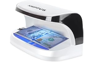 Khippus K410 Counterfeit Bill Detector with LED UV Light for Money, Credit Cards and IDs