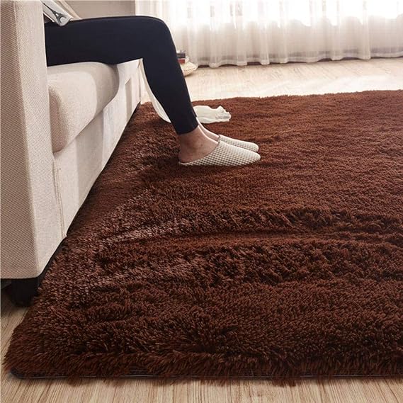 Amazon.com: High Pile Velvet Plush Area Rug, Super Soft Shaggy Pattern