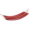 Stansport Bahamas Cotton Hammock - Burgundy Single Size 78x37 Inches