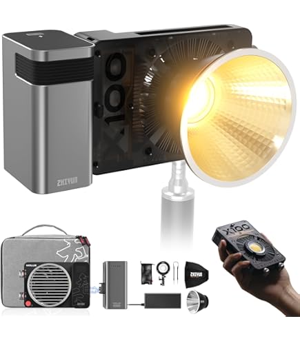 Amazon.com : ZHIYUN Molus G200 200W COB Video Light/ 65D Lantern