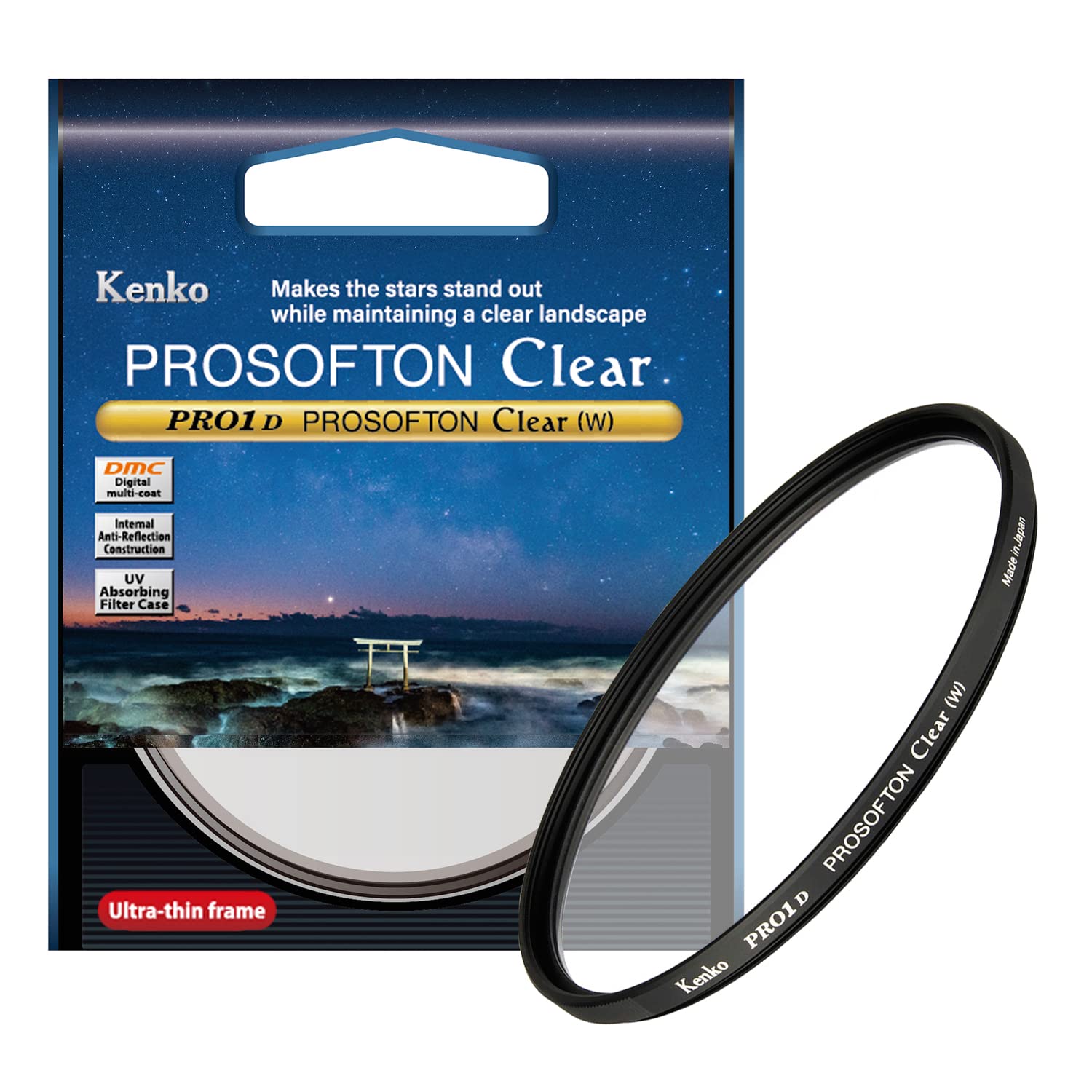 Kenko Photography effect filter PRO1D Prosofton Clear ø62mm, Soft Effect, For portrait, For Starscape
