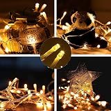 Lezonic 120 LED String Lights Mains Powered 12M Waterproof Warm White view 2