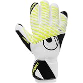 uhlsport | FM Absolutegrip HN Pro Jr. 2026 | Goalkeeper Gloves | White/Black/Fluo Yellow
