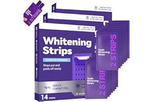 2026 New Purple Teeth Whitening Strips, Effectively Removes Surface Stains & Natural Shine,Fit for Daily Use, Enamel Safe,Com