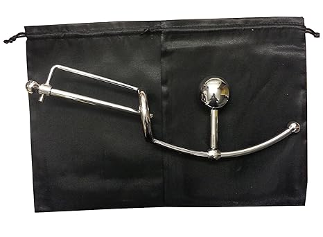 The Steel Master Bondage Edelstahl 45mm Cockring Penisring Hodenring mit Anal Kugel Analplug Bondage Hook und Penis Dilator A