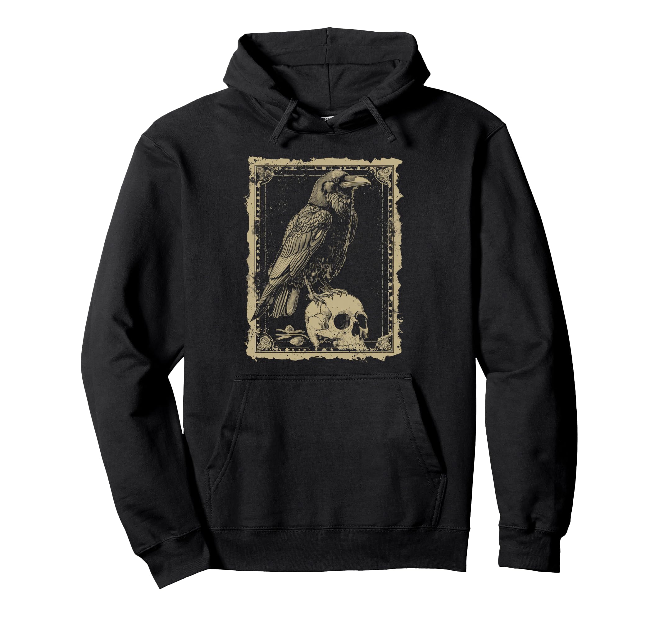 Photo 1 of Tarot Card Raven Pullover Hoodie