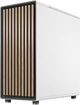 Fractal Design North Chalk White ATX Mid Tower Case with Front Wood Oak Mesh view 4