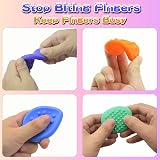 Yizemay 6pcs Fidget Sensory Stone Textured Worry Stone Kids Adults Anxiety view 3