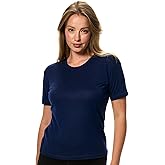 Merino.tech Merino Wool Shirt Women - 100% Merino Wool Base Layer Women Short Sleeve Tee