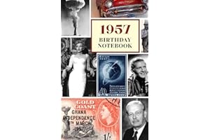 1957 Birthday Notebook: a great alternative to a birthday card