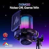 MAONO Gaming USB Microphone Noise Cancellation Condenser Mic with Boom Arm view 2