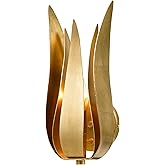 Crystorama Broche 1 Light Antique Gold Sconce