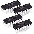 Microchip MCP3008-I/P 10-Bit ADC with SPI (Pack of 4)