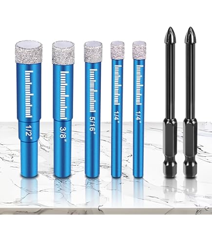 Romax Glass Drill Bit 1/4 inch, Tile Drill Bit 1/4 inch, High