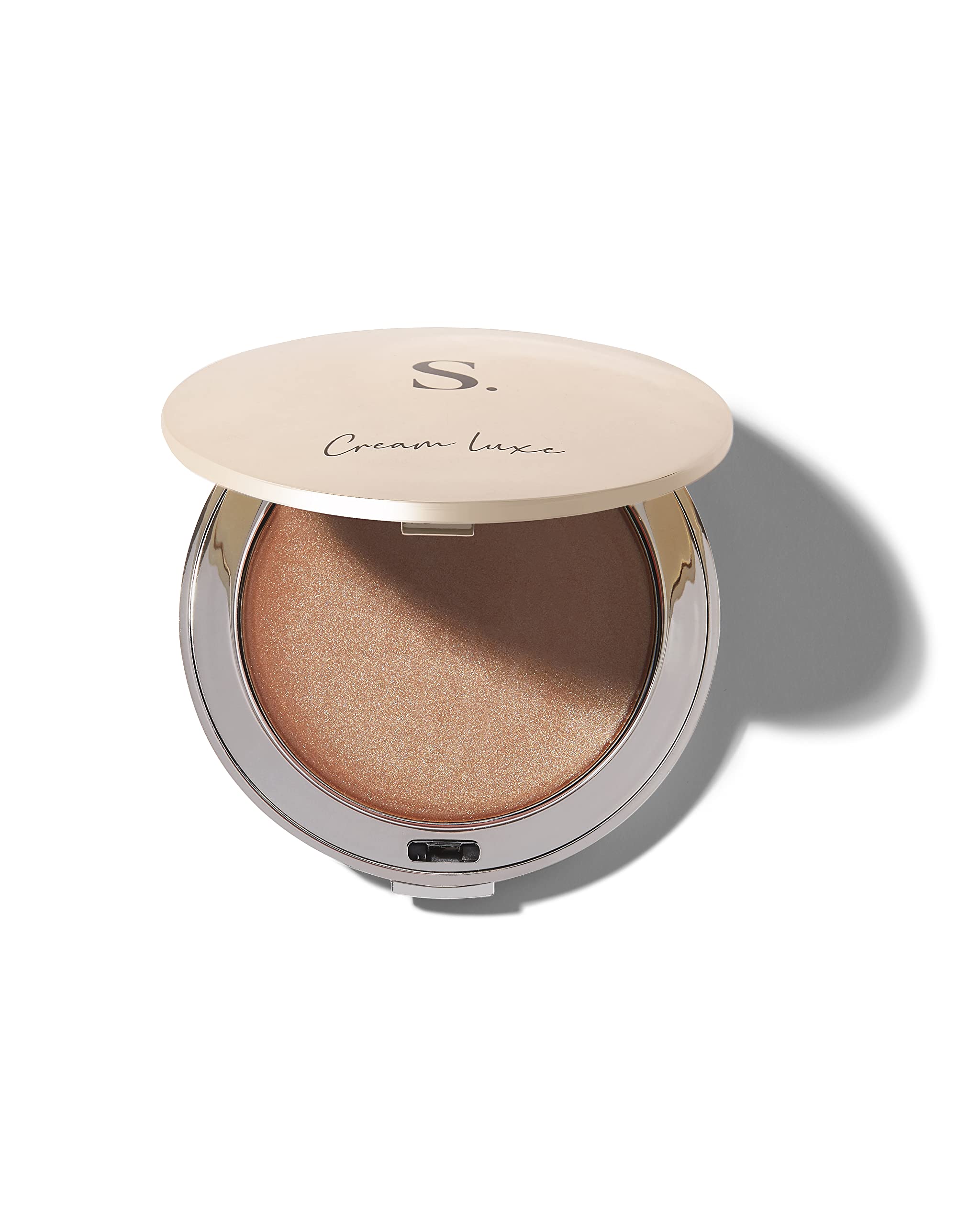 Cream Luxe Glow Highlight from Sculpted by Aimee (Bronze Gold) - Vegan Multi-Purpose Highlighter Available in 3 Shades