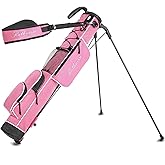 RUTHNISSI Golf Stand Bag, Lightweight Golf Easy Carry Bag with Padded Strap，Durable Pitch n Putt Golf Bag, Practice Ranger Sunday Golf Bag for Men&Women