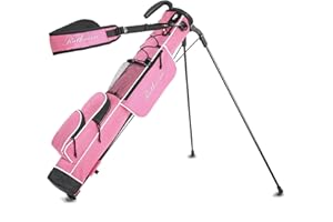 RUTHNISSI Golf Stand Bag, Lightweight Golf Easy Carry Bag with Padded Strap，Durable Pitch n Putt Golf Bag, Practice Ranger Sunday Golf Bag for Men&Women