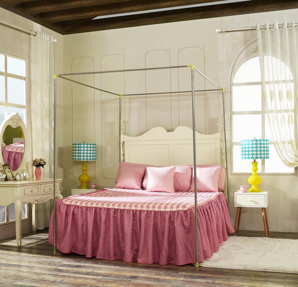 Best Zinus Metal Framed Canopy Four Poster Platform Bed Frame California King