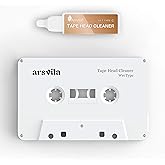 Arsvita Audio Cassette Head Cleaner, Tape Cleaning Kit for Home/Portable/Car Cassette Player