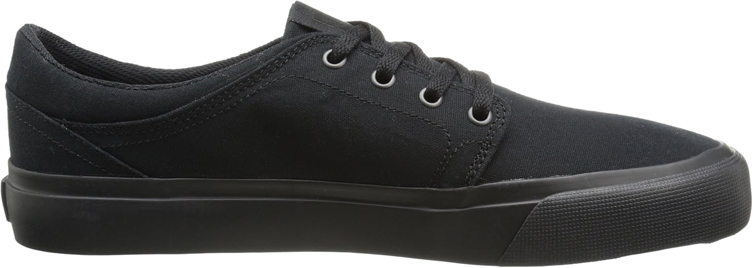  | DC mens Trase Tx Skate Shoe, Black/Black/Black, 11 US | Skateboarding