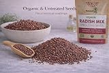 Nature’s Root Organic Radish Mix 250g Microgreen Sprouting Seeds view 5