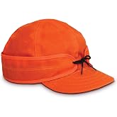 Stormy Kromer The Waxed Cotton Cap, Water-Resistant, 100% Cotton Duck, Pulldown Earband, Washable Wax for Outdoor Adventures