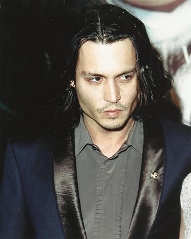 Johnny Depp 8x10 Photo In Tux Jacket Long Hair At Amazon S