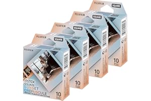 Fujifilm Instax Square Film, Sunset (40 Exposures) - Short Dated Expiry