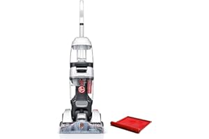 Hoover Dual Spin Pet Plus Carpet Cleaner Machine, Upright Shampooer, FH54050V, White, Large