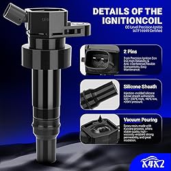 UF652 Ignition Coil &93815 Double Iridium Spark