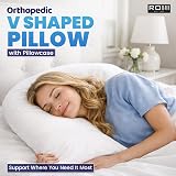 Rohi Orthopaedic V Pillow with Pillowcase Anti Allergy 70x30 cm view 2