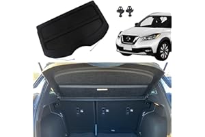 Cargo Cover Fits for 2024 Nissan Kicks Trunk Cover 2017 2018 2019 2020 2021 2022 2023 Accessories Rear Trunk Cover Rear Trunk