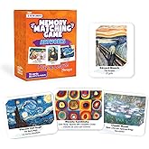 Menique. Artwork Memory Game - 70 Cards with Famous Paintings - 35 Pairs - Bilingual Educational Game for Kids and Adults