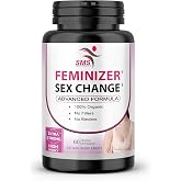 Feminizer Sex Change Capsules Pueraria Mirifica Potent Estrogen Hormone Complex for Trans Women - Breasts Booty Hair Skin Nails - Transgender Ladyboy Queer LGBT - No Fillers