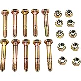 Neeseelily 52100100 Pack of 10 Snowblower Shear Pins and Nuts 00659100 Compatible With Ariens Snowthrower ST24E ST24ET ST24DLE ST24LE Deluxe 28 Deluxe 28 SHO Deluxe 30 ST824E ST924DLE ST924LET ST927LE