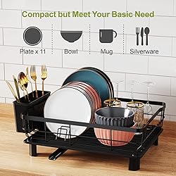 GSlife Dish Drying Rack with Drainboard