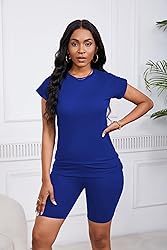 PINSV Women 2 Piece Outfits Summer Sweatsuits Track
